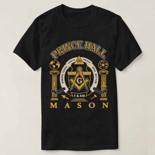 T-shirt Greats Mason Masonic Prince Hall Masons Présidents (Design devant)