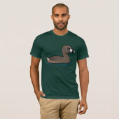 T-shirt grèbe Pie-affiché (Devant entier)