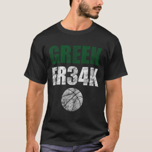 T-shirt Grec Fr&# ; k Milwaukee Wisconsin Bysketbyll Champ