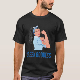 T-shirt Grec Jeune Déesse Grecque Forte Femmes Opa Grec Pr