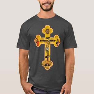 T-shirt Grec Orthodoxe Jésus Christ Cross Icon