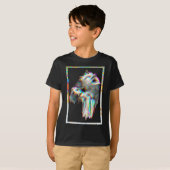T-shirt Grec Statue triste Synthwave Vaporwave Esthétique (Devant entier)