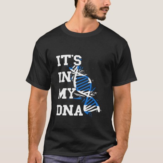 T-shirt Grèce C'est Dans Mon ADN Drapeau Hellénique Grec G (Devant)