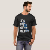 T-shirt Grèce C'est Dans Mon ADN Drapeau Hellénique Grec G (Devant entier)