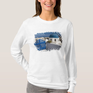 T-shirt Grèce et île grecque de Santorin depuis le