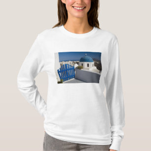 T-shirt Grèce et île grecque de Santorin depuis le