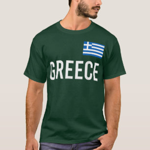T-shirt Grèce Femmes Hommes Enfants Grèce Drapeau Souvenir