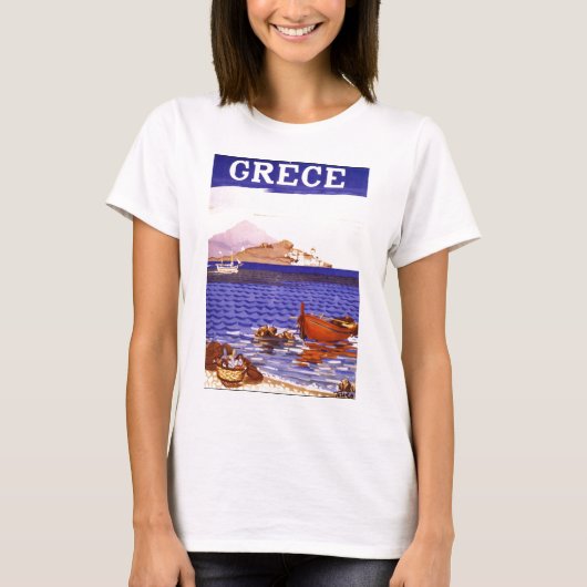 T-shirt Grèce Grèce (Devant)