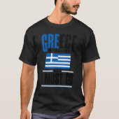 T-shirt Grèce Grèce Grèce Drapeau Grèce Grèce Appel Et Je  (Devant)