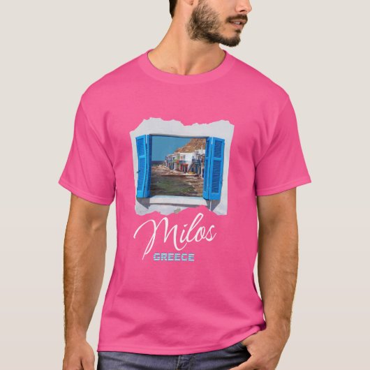T-shirt Grèce Ile de Milos Grèce Milos (Devant)