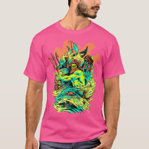 T-shirt Grèce Mythes Dieu de la mer Poseidon Premium