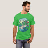 T-shirt GRÈCE rétro (Devant entier)