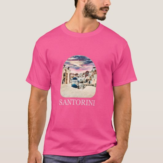 T-shirt Grèce Santorin (Devant)