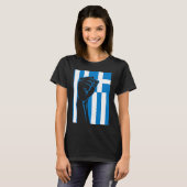 T-shirt Grecque Pride grecque OPA Hellas Grèce drapeau gre (Devant entier)