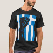 T-shirt Grecque Pride grecque OPA Hellas Grèce drapeau gre (Devant)