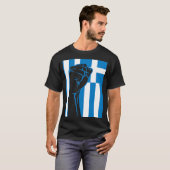 T-shirt Grecque Pride grecque OPA Hellas Grèce drapeau gre (Devant entier)