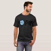 T-shirt Grecque Pride grecque Opa Hellas Grèce Drapeau gre (Devant entier)