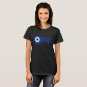 T-shirt Grecque Pride Opa Mal Eye Hellas Grèce Mal Eye Ma (Devant entier)