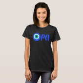 T-shirt Grecque Pride OPA Mal Eye Hellas Grèce Mal Eye Ma (Devant entier)