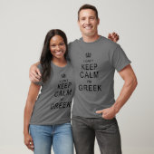 T-shirt Greece Pride I Can't Keep Calm I'm Greek Roots (Unisexe)