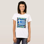 T-shirt Greek flag (Devant entier)