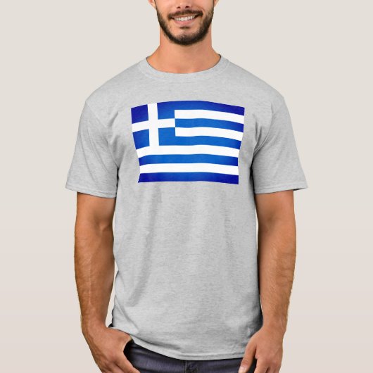 T-shirt Greek flag (Devant)