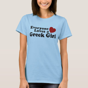 T-shirt Greek Girl