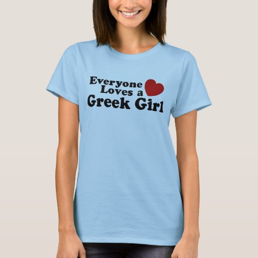 T-shirt Greek Girl (Devant)