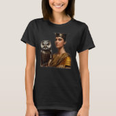 T-shirt Greek Goddess Athena In Intricate Armorplate No He (Devant)