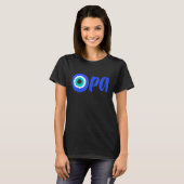 T-shirt Greek Pride OPA Evil Eye Hellas Greece Evil Eye Ma (Devant entier)