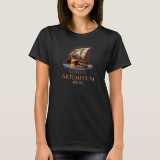 T-shirt Greek Trireme  Battle Of Artemisium  Maritime Hist