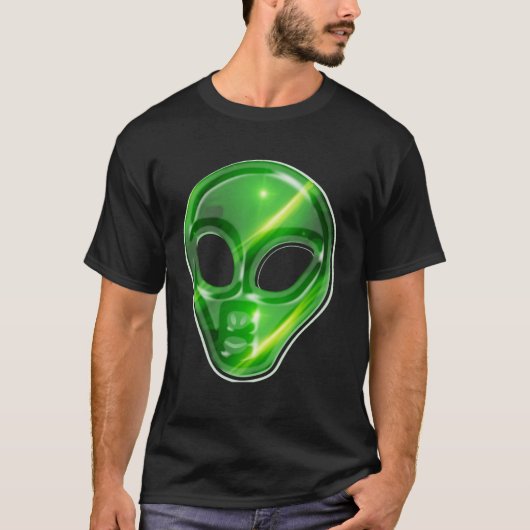 T-shirt Green alien (Devant)
