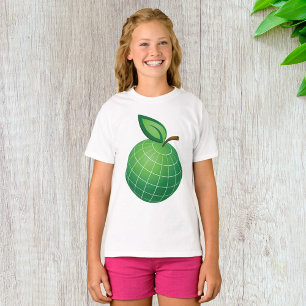 T-shirt Green Apple Earth Environment Planète