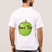 T-shirt Green Apples Mens (Dos)