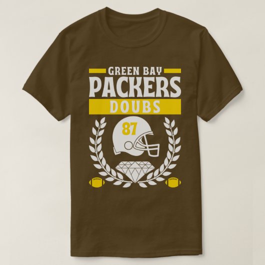 T-shirt Green Bay Packers Romeo Doubs 87 Edition (Design devant)