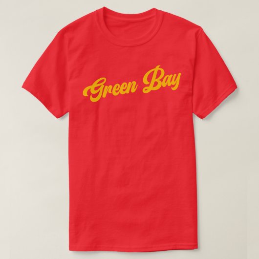 T-shirt Green Bay Retro Green Bay Packers (Design devant)