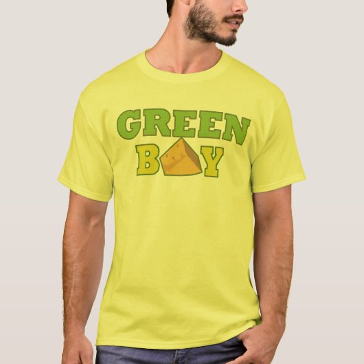 T-shirt Green Bay T-Chemise-Jaune (Devant)