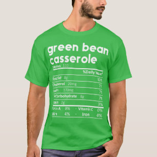 T-shirt Green Bean Casserole Nutrition Fiches