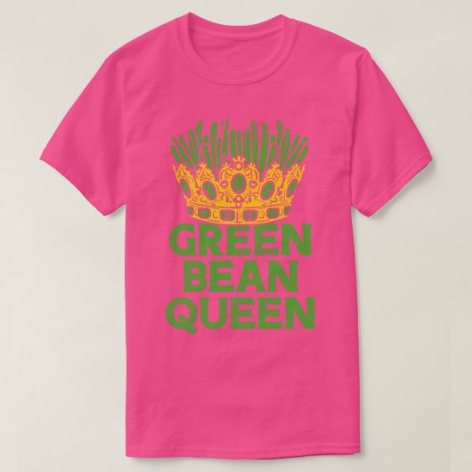 T-shirt Green Bean Queen (Design devant)