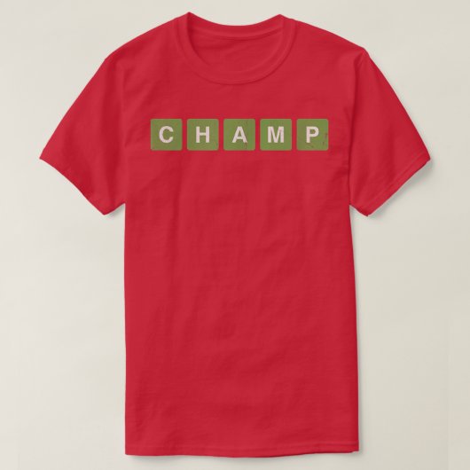 T-shirt Green Champ Game (Design devant)