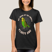 T-shirt Green Cheek Conure Beware of Conure (Devant)