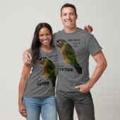 T-shirt Green Cheek Conure Design Conure Parakee (Unisexe)