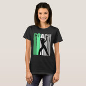 T-shirt Green Coach Of Dance Instructor Dance Pretty Teach (Devant entier)