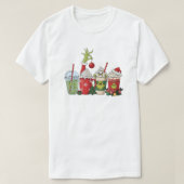 T-shirt Green Coffee Drink (Design devant)