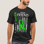 T-shirt Green Cp Friend Maladie du rein Cérébral Palsy Awa (Devant)