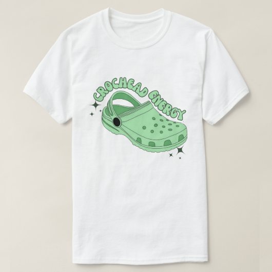 T-shirt Green Crochead Energy (Design devant)
