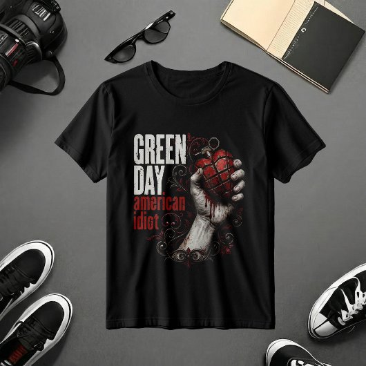 T-shirt Green Day American Idiot