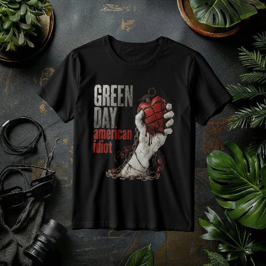T-shirt Green Day American Idiot