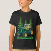 T-shirt Green Farming Tractor (Devant)