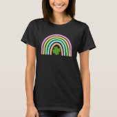T-shirt Green Four Leaf C Rainbow St Patrick s Day (Devant)